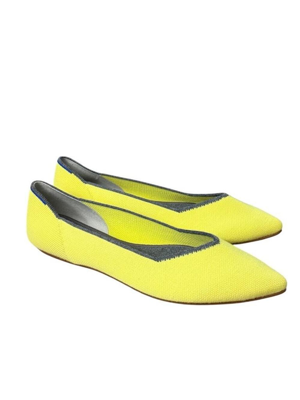 Rothy's Merino Wool Sunbeam The Point Flat Women size 11